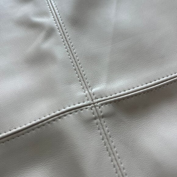 Leather-look front sweater - Picture 4 of 6